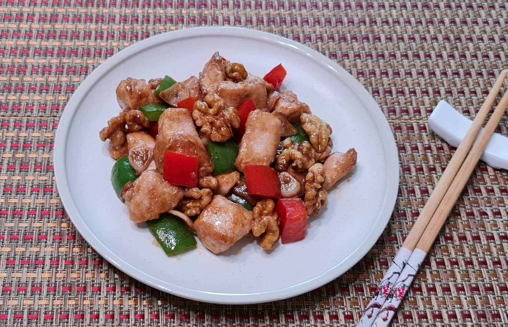 Diced Chicken with Walnuts Asian Family Foods